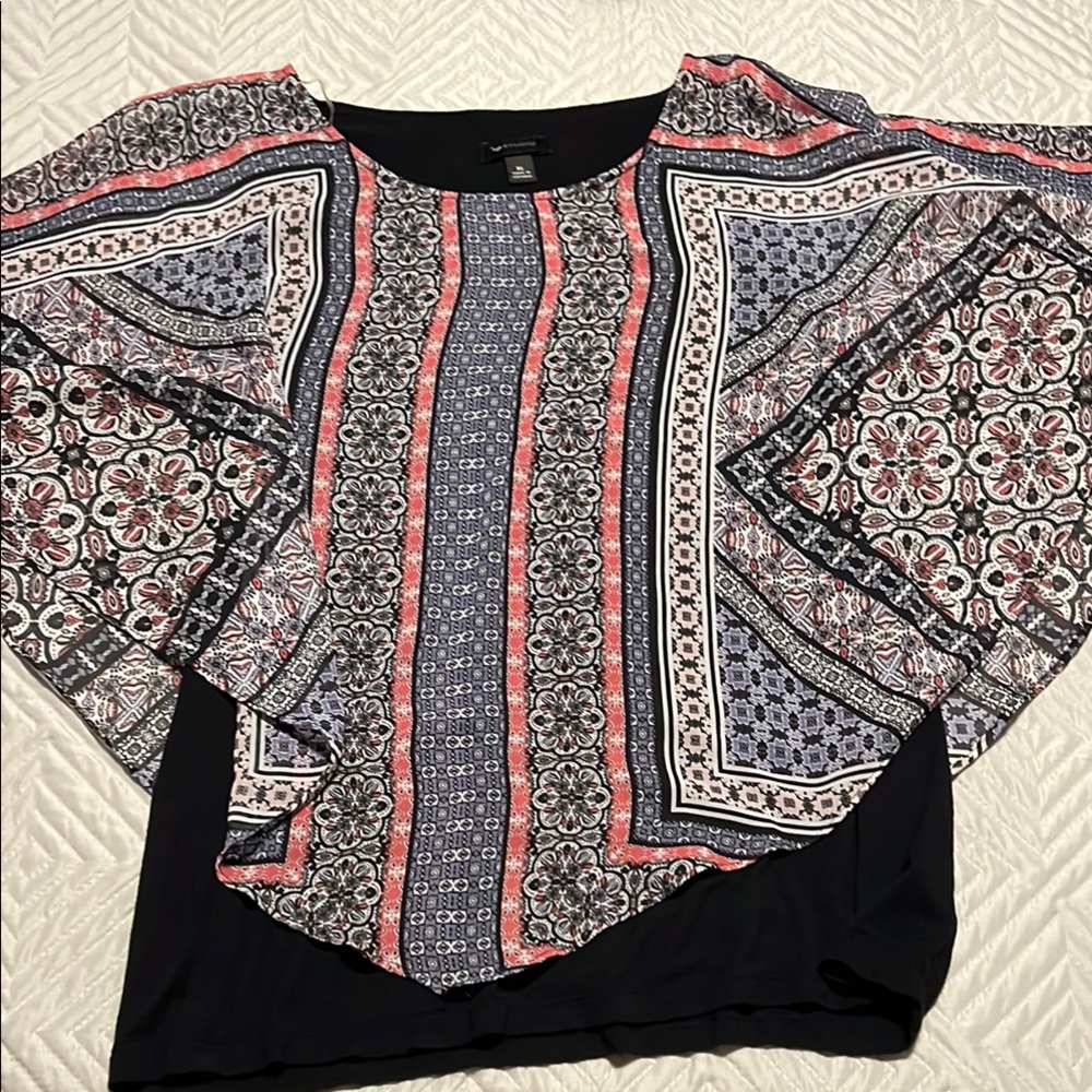 Women's Multicolor Patterned Top